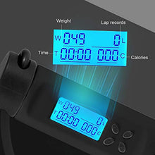 Load image into Gallery viewer, Jump Rope, Digital Weighted Handle Workout Jumping Rope with Calorie Counter for Training Fitness, Adjustable Exercise Speed Skipping Rope for Men, Women, Kids, Girls (Black)