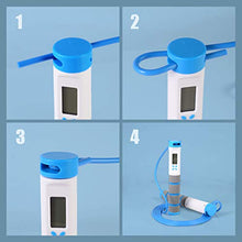 Load image into Gallery viewer, Jump Rope, Digital Weighted Handle Workout Jumping Rope with Calorie Counter for Training Fitness, Adjustable Exercise Speed Skipping Rope for Men, Women, Kids, Girls (Blue)