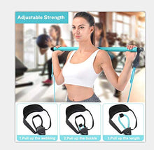 Load image into Gallery viewer, Pilates Bar Kit-One Stick for Whole Body Workout (Blue)