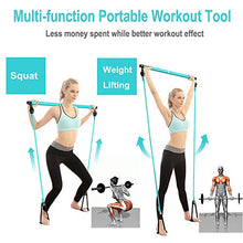 Load image into Gallery viewer, Pilates Bar Kit-One Stick for Whole Body Workout (Blue)