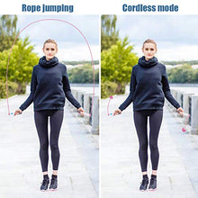 Load image into Gallery viewer, Jump Rope, Digital Weighted Handle Workout Jumping Rope with Calorie Counter for Training Fitness, Adjustable Exercise Speed Skipping Rope for Men, Women, Kids, Girls (Pink)