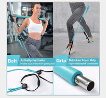 Load image into Gallery viewer, Pilates Bar Kit-One Stick for Whole Body Workout (Blue)