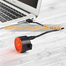 Load image into Gallery viewer, Wastou Rear Bike Light USB Rechargeable, Super Bright LED Bicycle Taillight, IPX4 Waterproof Led Bike Back Light for Cycling Helmet Safety WarningTaillights with 6 Steady/Flash Modes(Redā
”)ā¦