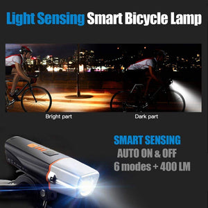 Wastou Auto Sensing Smart Bike Light Set