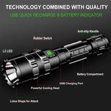 Load image into Gallery viewer, Tactical Flashlight