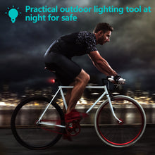 Load image into Gallery viewer, Wastou Rear Bike Light USB Rechargeable, Super Bright LED Bicycle Taillight, IPX4 Waterproof Led Bike Back Light for Cycling Helmet Safety WarningTaillights with 6 Steady/Flash Modes (Red-White)