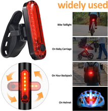 Load image into Gallery viewer, Bike Light, USB Rechargeable Bicycle Headlight, IPX6 Waterproof 6 Modes LED Front Cycling Light, Super Bright Flashlight Torch for Road Mountain Cycling