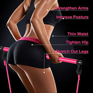 Pilates Bar Kit-One Stick for Whole Body Workout!