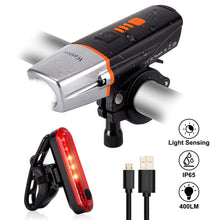 Load image into Gallery viewer, Wastou Auto Sensing Smart Bike Light Set